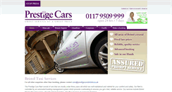 Desktop Screenshot of prestigecarsbristol.co.uk